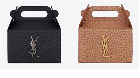 takeaway bag ysl|YSL take out box bag.